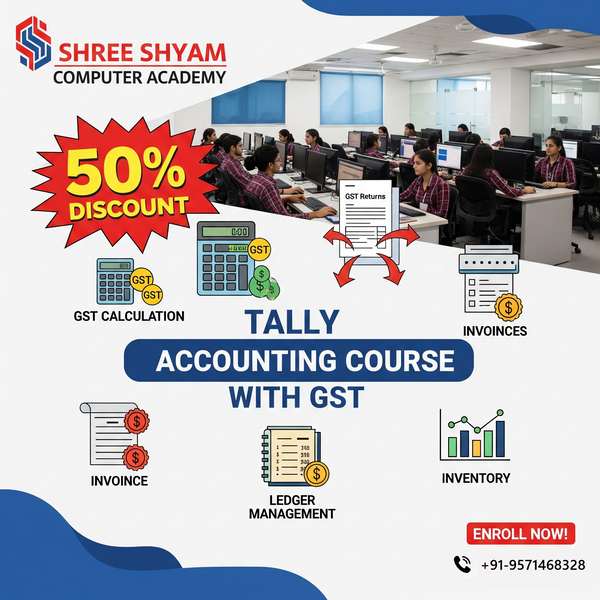 Cover photo of A Shri Shyam Computer Academy & tally institute classes